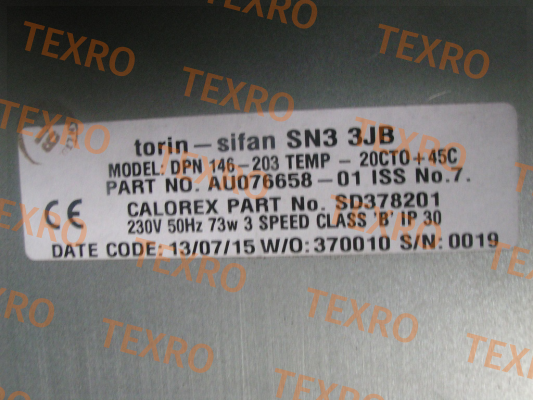 AU076658-01 iSS No. 7  Torin-Sifan