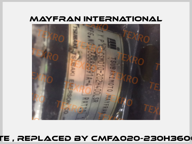 CSM010-202H400LSR - obsolete , replaced by CMFA020-230H360GNV6 + Umbausatz Komplett  Mayfran International