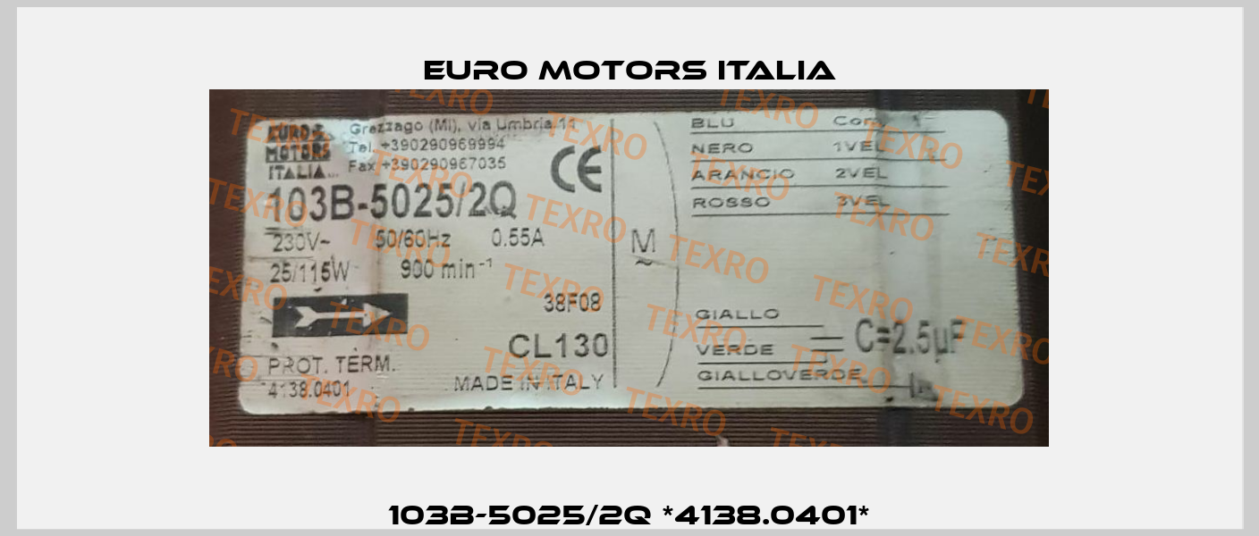 103B-5025/2Q *4138.0401* Euro Motors Italia