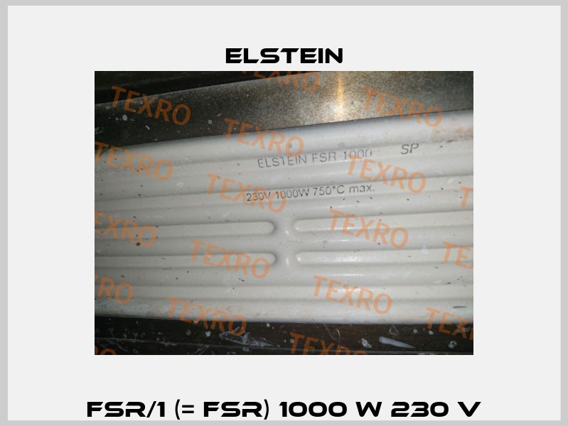 FSR/1 (= FSR) 1000 W 230 V Elstein