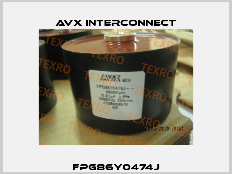FPG86Y0474J AVX INTERCONNECT