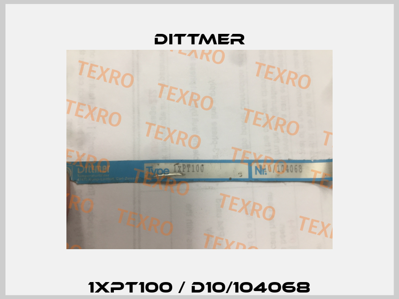 1xPT100 / D10/104068 Dittmer