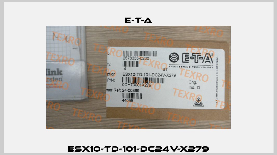 ESX10-TD-101-DC24V-X279 E-T-A