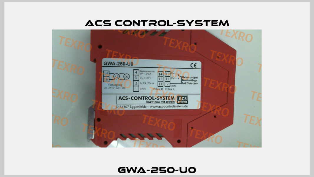 GWA-250-U0 Acs Control-System
