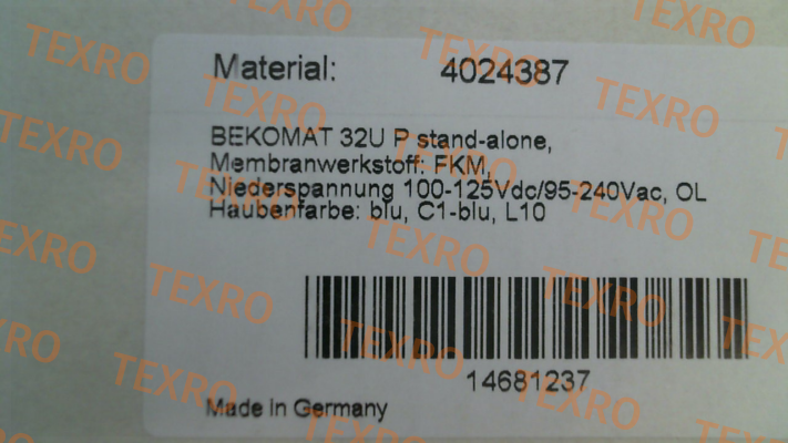 BEKOMAT 32U P Beko