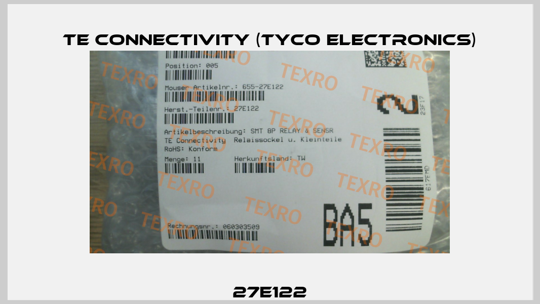 27E122 TE Connectivity (Tyco Electronics)