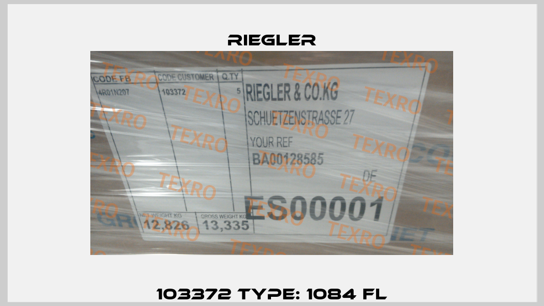 103372 Type: 1084 FL Riegler