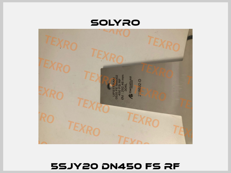 5SJY20 DN450 FS RF SOLYRO