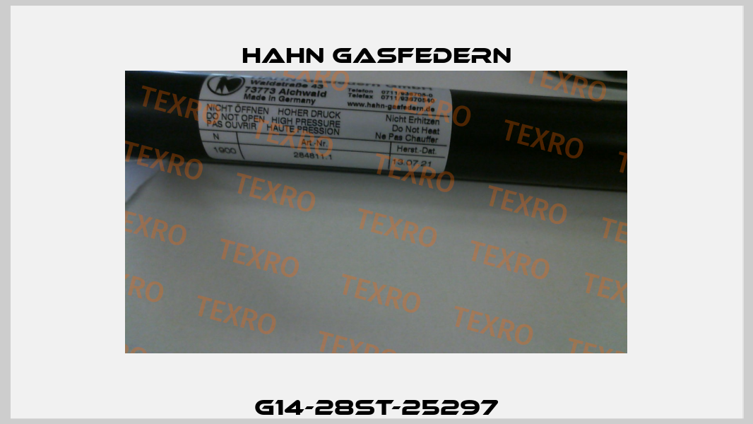 G14-28ST-25297 Hahn Gasfedern