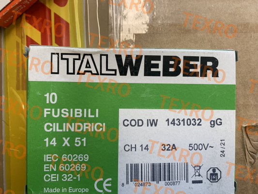 1431032 (pack x10) Italweber