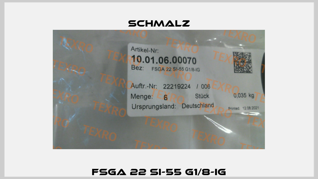 FSGA 22 SI-55 G1/8-IG Schmalz