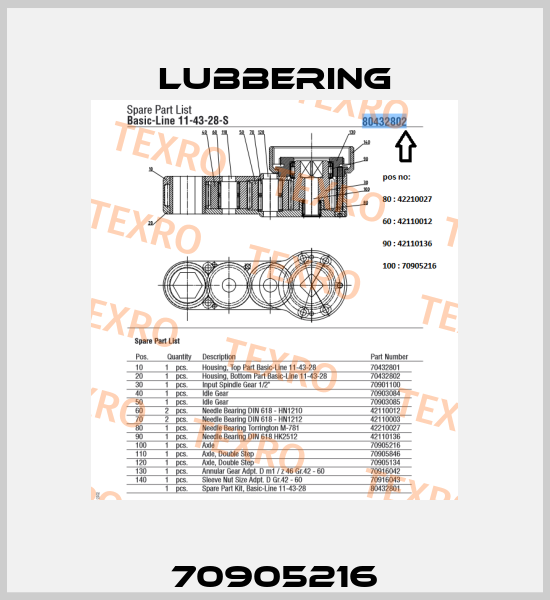 70905216 Lubbering