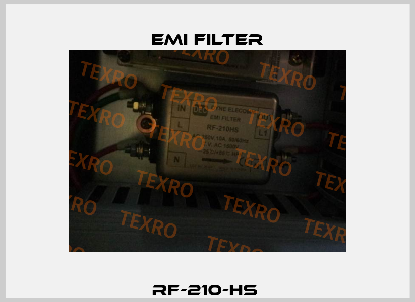 RF-210-HS  Emi Filter