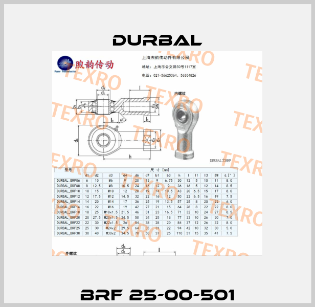 BRF 25-00-501 Durbal