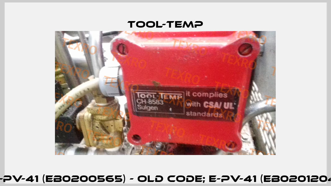 E-PV-41 (EB0200565) - old code; E-PV-41 (EB0201204) Tool-Temp