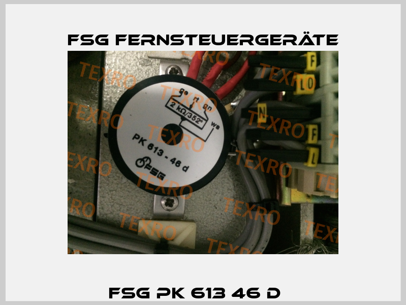 FSG PK 613 46 d	  FSG Fernsteuergeräte