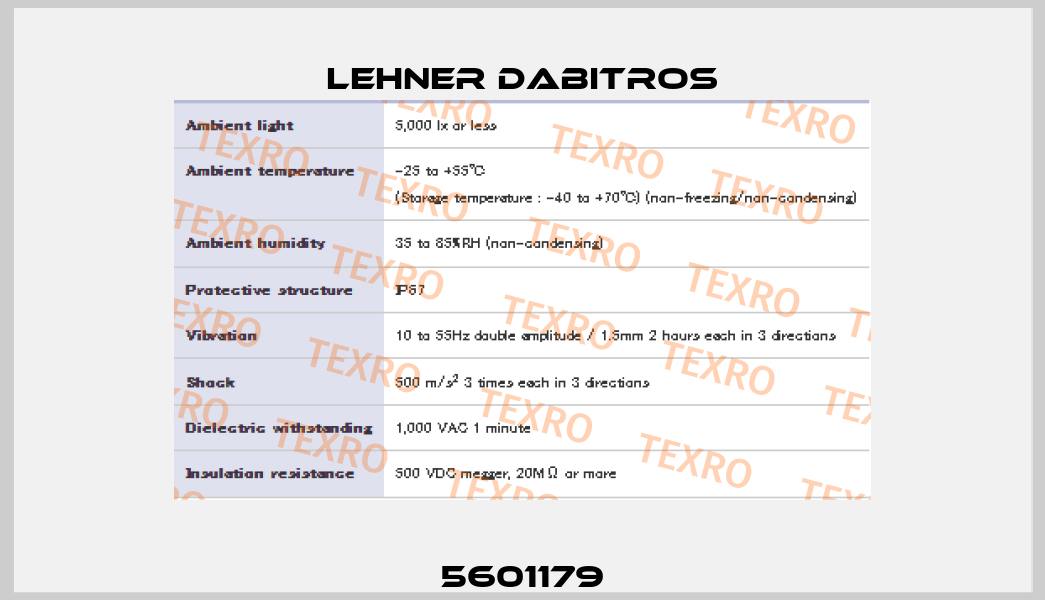 5601179 Lehner Dabitros
