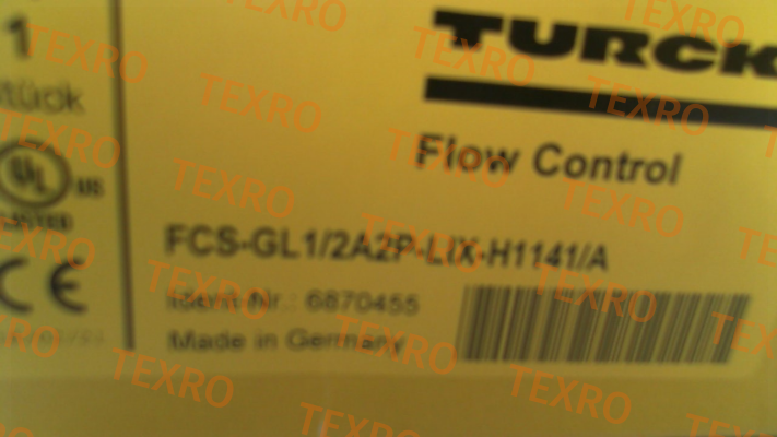 p/n: 6870455, Type: FCS-GL1/2A2P-LIX-H1141/A Turck