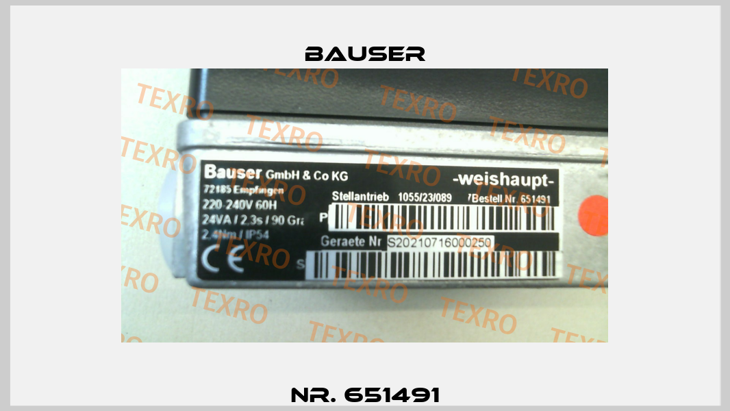 Nr. 651491 Bauser