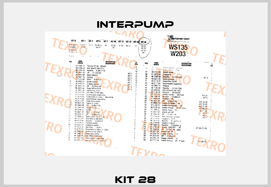 KIT 28 Interpump