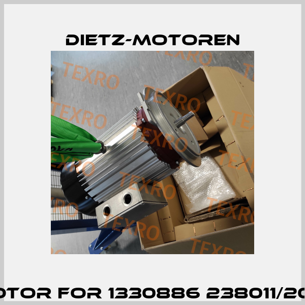 Blower motor for 1330886 238011/20 09005223 Dietz-Motoren