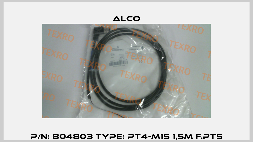 P/N: 804803 Type: PT4-M15 1,5m f.PT5 Alco