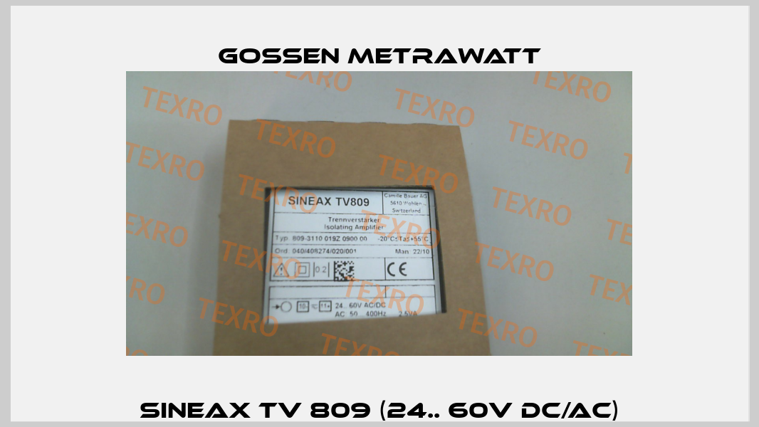 Sineax TV 809 (24.. 60V DC/AC) Gossen Metrawatt
