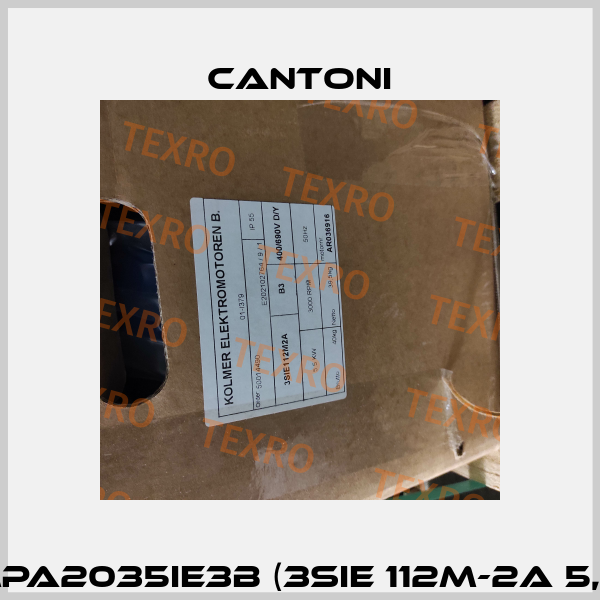 1311MPA2035IE3B (3SIE 112M-2A 5,5kW) Cantoni