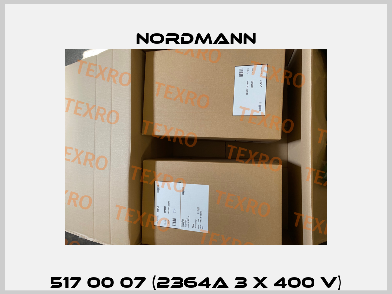 517 00 07 (2364A 3 x 400 V) Nordmann