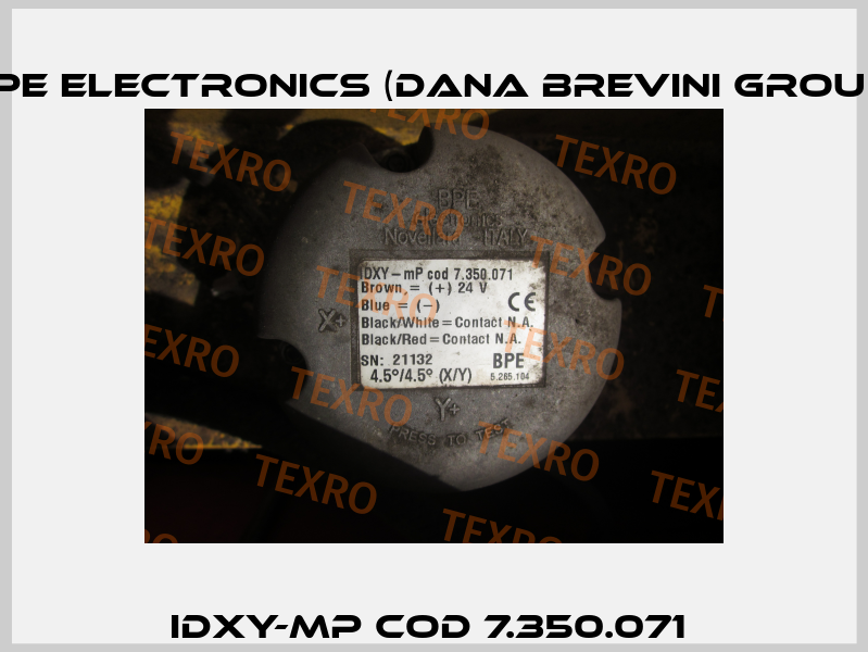 IDXY-mP cod 7.350.071  BPE Electronics (Dana Brevini Group)