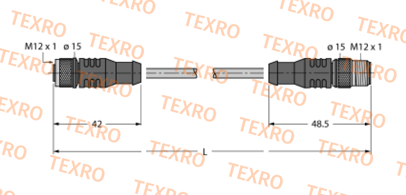 p/n: 8035246, Type: RK4.5T-50-RS4.5T/S2500 Turck