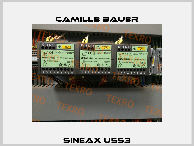 SINEAX U553 Camille Bauer