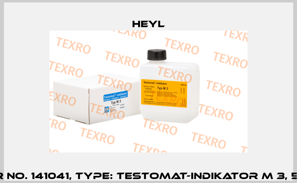 Order No. 141041, Type: Testomat-Indikator M 3, 500 ml Heyl