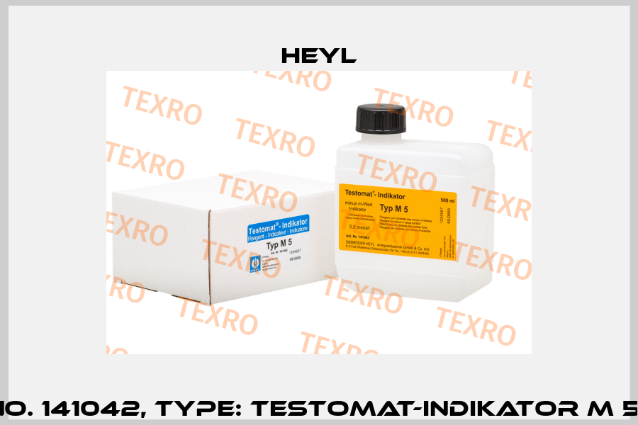 Order No. 141042, Type: Testomat-Indikator M 5, 500 ml Heyl