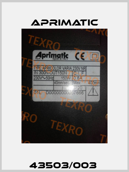 43503/003  Aprimatic