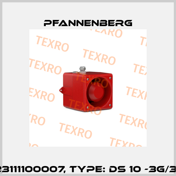 Art.No. 23111100007, Type: DS 10 -3G/3D 230 AC Pfannenberg