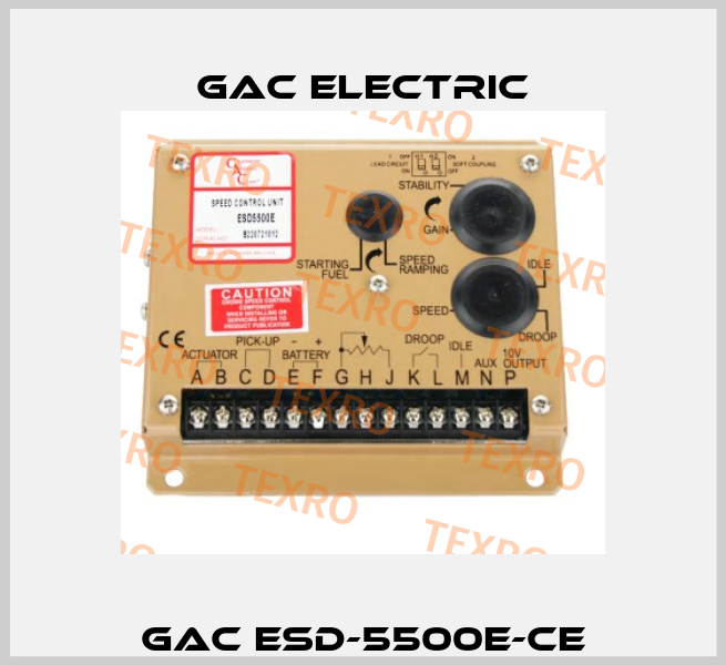 GAC ESD-5500E-CE GAC Electric