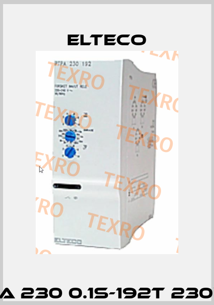 PTPA 230 0.1s-192t 230VAC Elteco