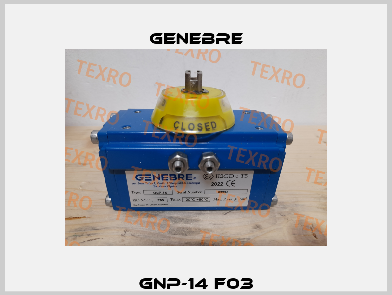 GNP-14 F03 Genebre