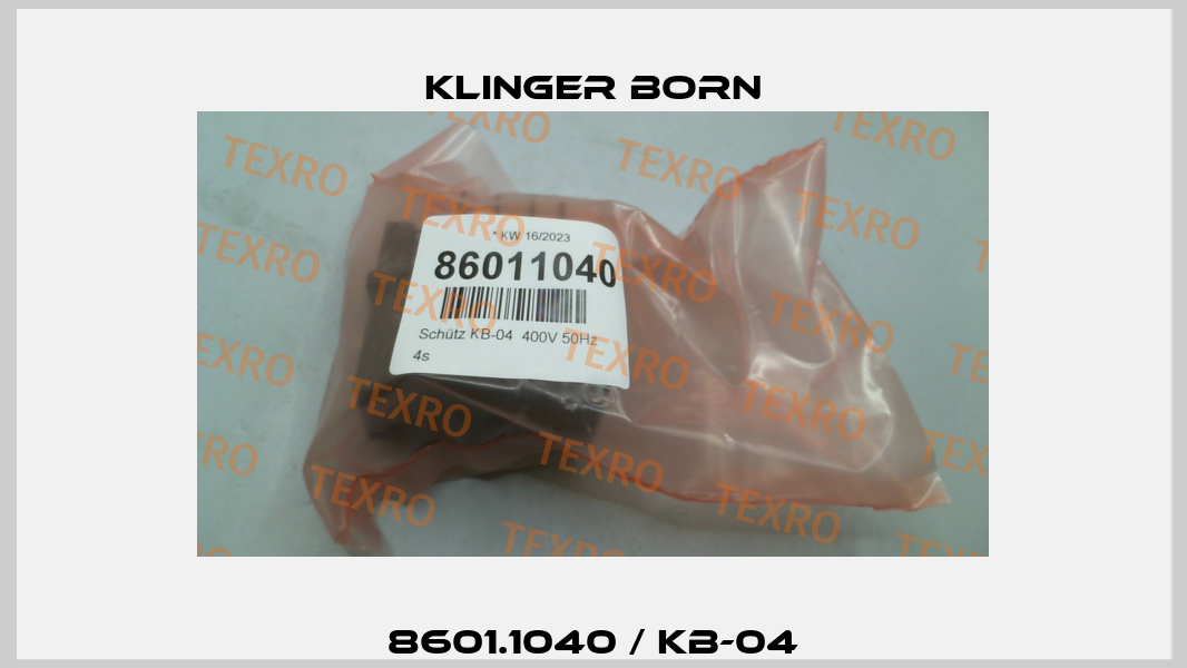 8601.1040 / KB-04 Klinger Born