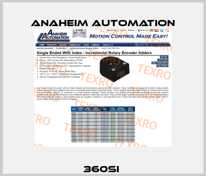 360SI  Anaheim Automation