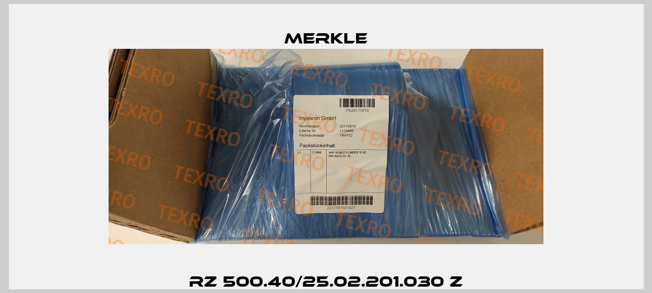 RZ 500.40/25.02.201.030 Z Merkle