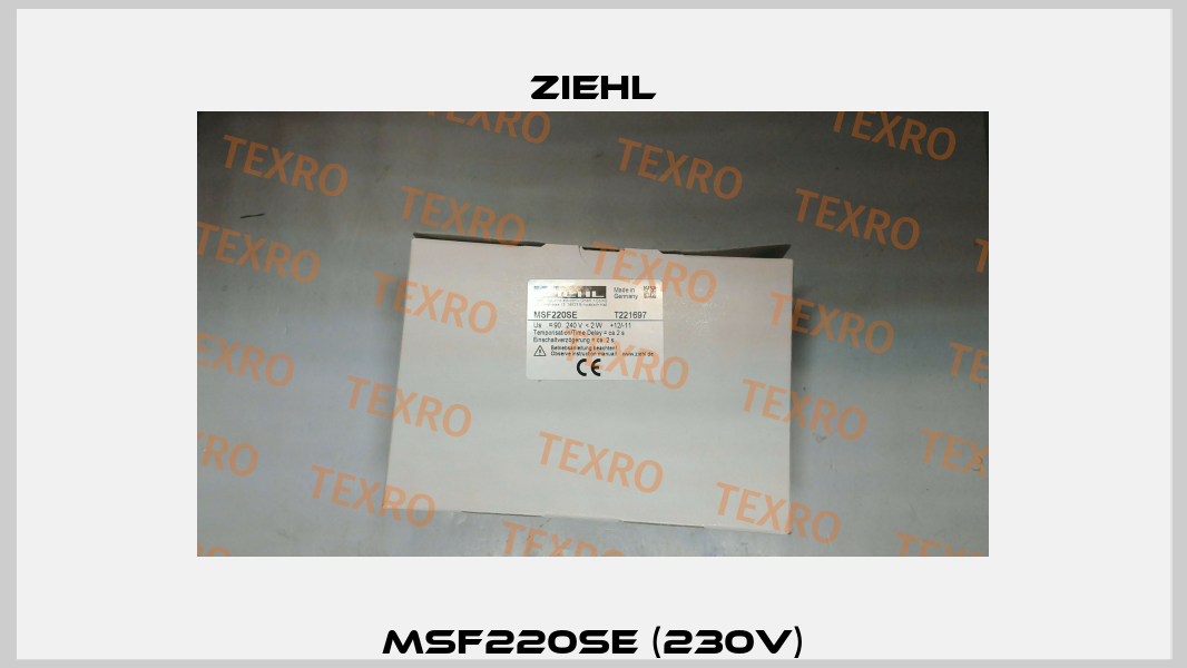 MSF220SE (230V) Ziehl