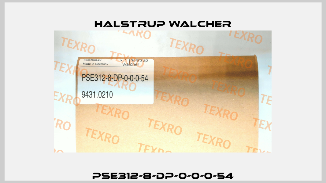 PSE312-8-DP-0-0-0-54 Halstrup Walcher