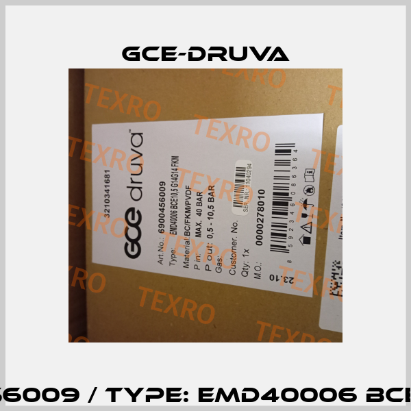 PN: 6900456009 / Type: EMD40006 BCE10,5 G14G14 Gce-Druva